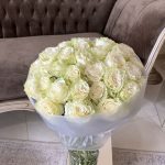 #7 - White Big Roses 30 un.